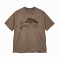 T-shirt Croco brown